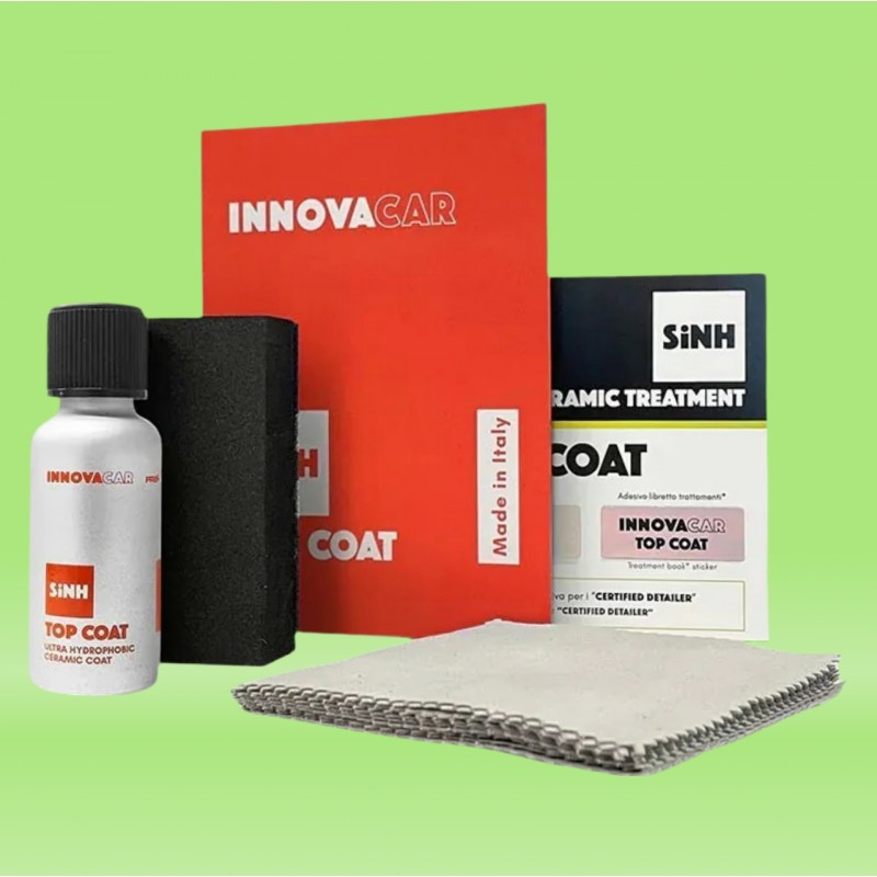 Innovacar 自我修復納米陶瓷鍍晶 SiNH TOP COAT 套裝