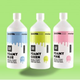Innovacar S2 FOAMY 中性泡沫洗車液彩泡系列 1L (藍色)  